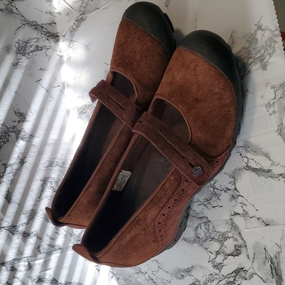 Merrell plaza bandeau mary Jane brown leather shoe 9 - Picture 1 of 7